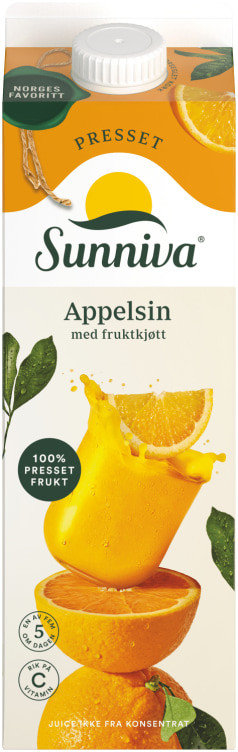 Appelsinjuice Premium 1l Sunniva