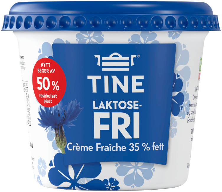 Creme Fraiche Laktosefri 35% 300g Tine