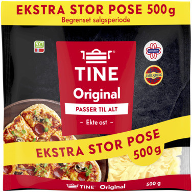 Original Ekte Revet Ost 500g Tine