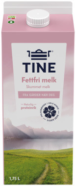 Tine Fettfri Skummet Melk 0,1% 1,75l​