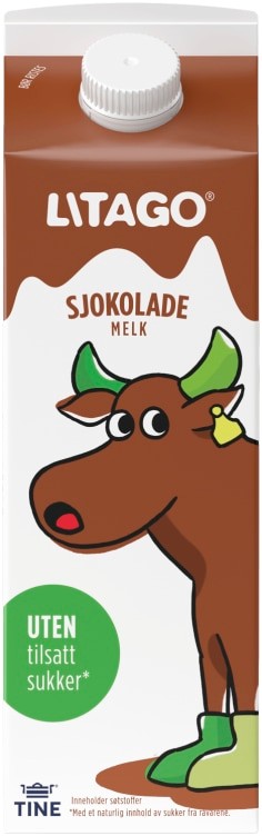 Litago Sjokomelk u/Sukker 0,5l Tine