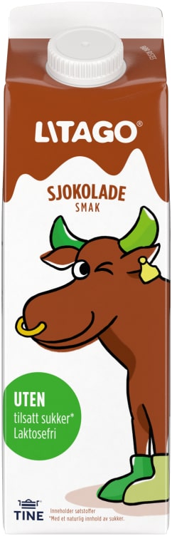 Litago Sjokomelk u/Sukker 0,5l Tine