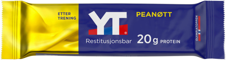 Yt Restitusjonsbar Peanøtt Sjokolade 65g Tine