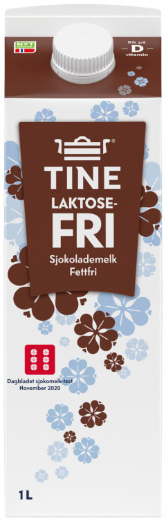 Sjokolademelk Laktosefri 1l Tine