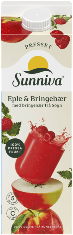 Eple/Bringeb.Juice Presset 1l Sunniva