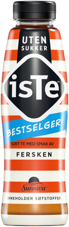 Iste Fersken u/Sukker 0,5l flaske Sunniva