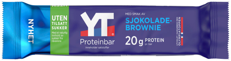Yt Proteinbar Sjokoladebrownie 50g Tine