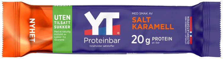 Yt Proteinbar Salt Karamell 50g Tine