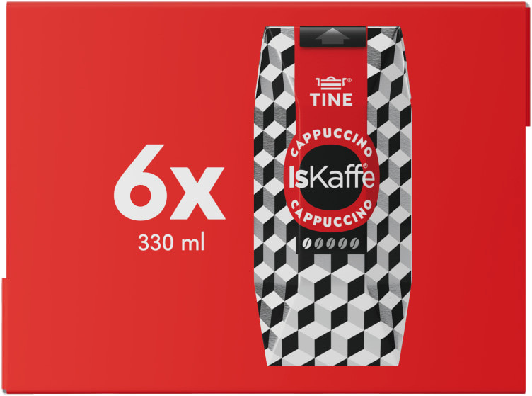 Iskaffe Cappuchino 6x330ml Tine