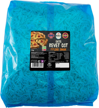 Revet Ost Fyldig Smak 3kg Tine