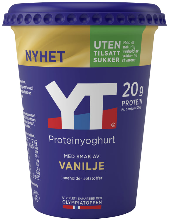 Yt Protein Yoghurt Vanilje 430g Tine