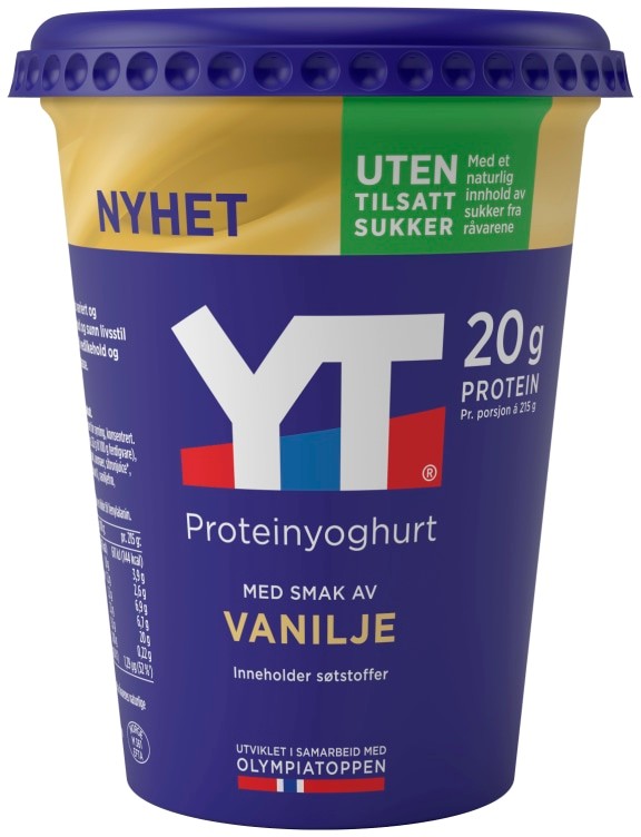 Yt Protein Yoghurt Vanilje 430g Tine