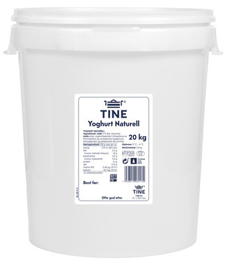 Yoghurt Naturell 20kg Tine