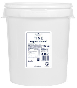 Yoghurt Naturell 20kg Tine