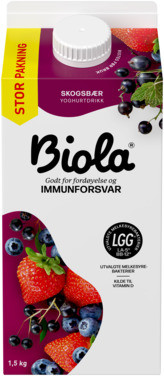 Biola Skogsbær 1500g Tine
