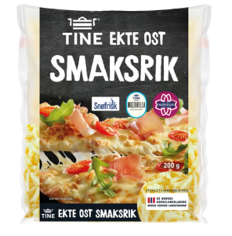 Revet Ost Ekte Smaksrik 200g Tine