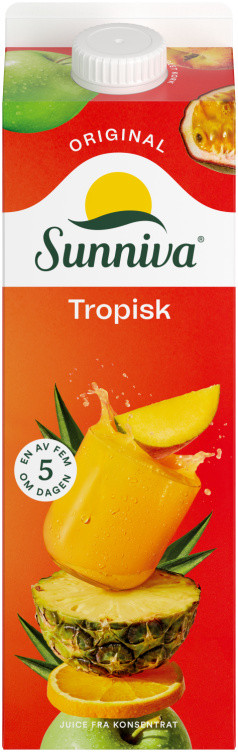 Tropisk Juice Original 1l Sunniva