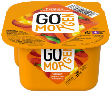 Go Morgen Fersken 190g Tine