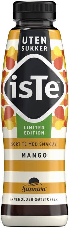 Iste Mango u/Sukker 0,5l flaske Sunniva