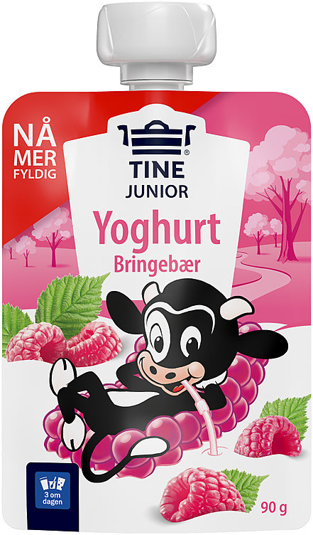 Junior Yoghurt Bringebær 90g Tine