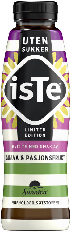 Iste Guava/Pasjon u/Sukker 0,5l flaske Sunniva