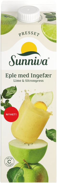 Eplejuice Presset Ingefær 1l Sunniva
