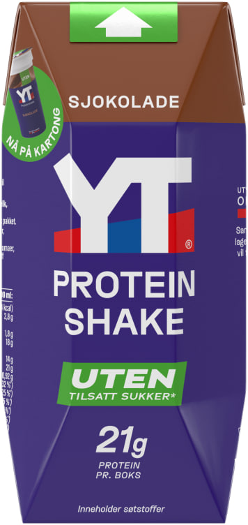 Yt Proteinshake Sjokolade 300ml Tine
