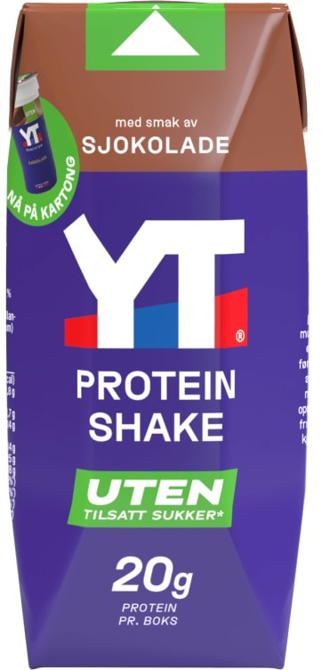 Yt Proteinshake Sjokolade 300ml Tine