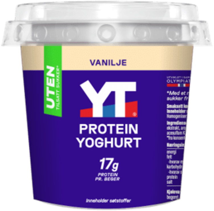 Yt Proteinyoghurt Vanilje 180g Tine