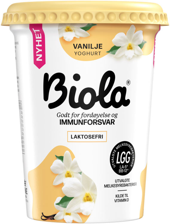 Biola Yoghurt Vanilje 500g