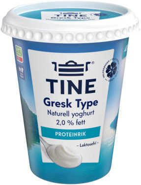 Yoghurt Gresk Naturell 430g Tine