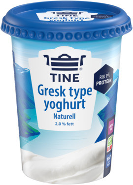 Yoghurt Gresk Naturell 430g Tine