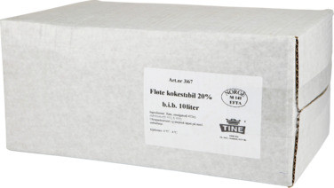Kokestabil Fløte Bag In Box Tine