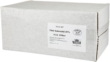 Kokestabil Fløte Bag In Box Tine