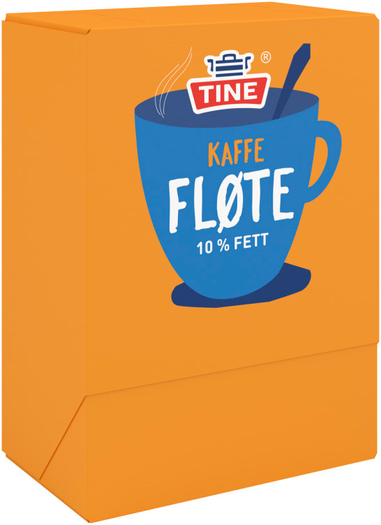 Kaffefløte 10% 10ml Kuvert Tine