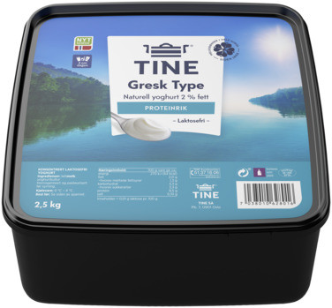 Gresk Type Yoghurt Naturell 2.5kg Tine