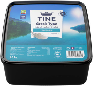 Gresk Type Yoghurt Naturell 2.5kg Tine