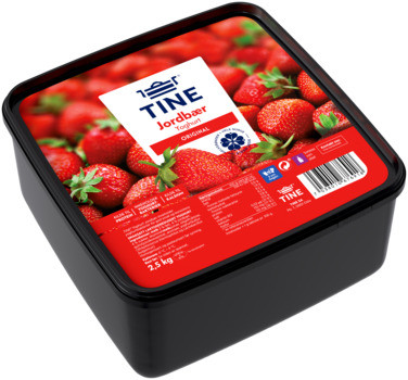 Yoghurt Jordbær 2.5kg Tine