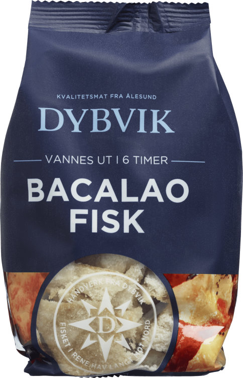 Klippfisk Biter u/Skinn&Ben 400g Dybvik