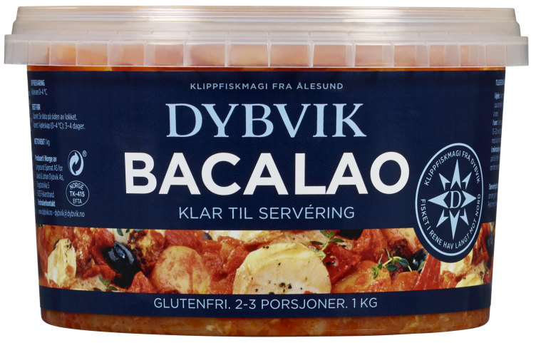 Bacalao Serveringsklar 1kg Dybvik