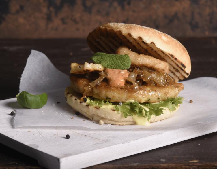 Klippfisk Burger Stekt 100g 40stk Dybvik