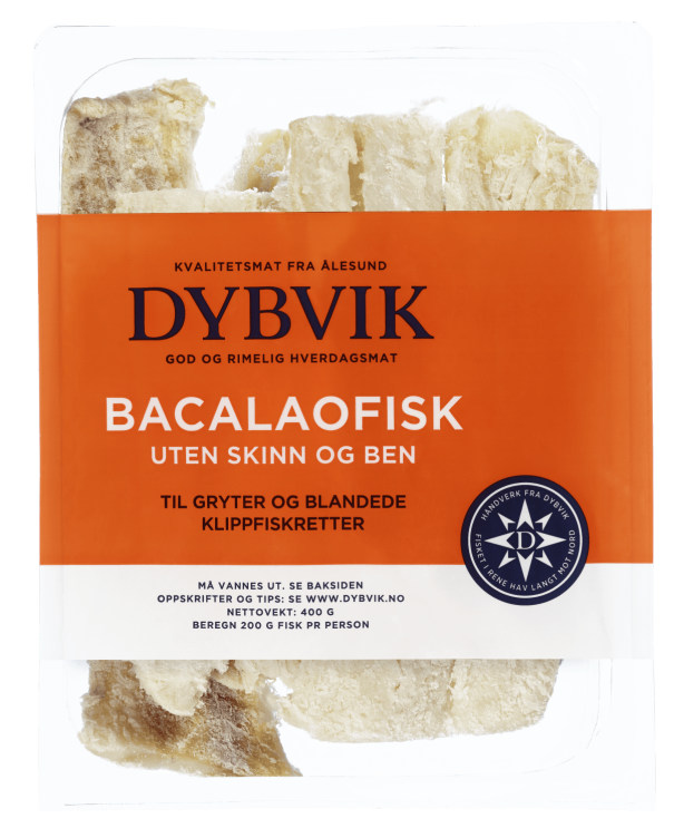 Bacalaofisk u/Skinn&Ben 400g Dybvik