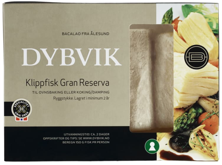 Klippfisk Gran Reserva Modnet 300g Dybvik