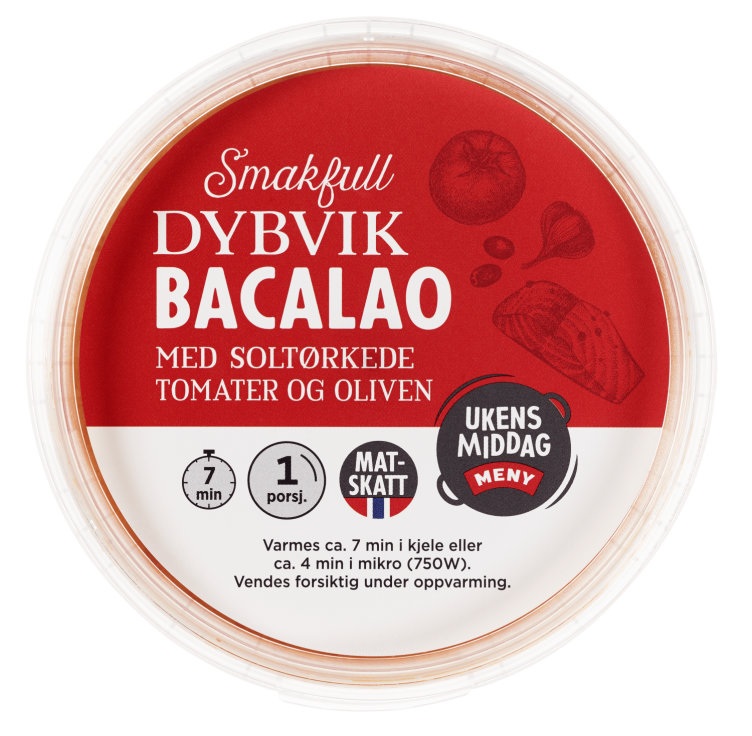 Bacalao m/Oliven Fersk 450g Dybvik