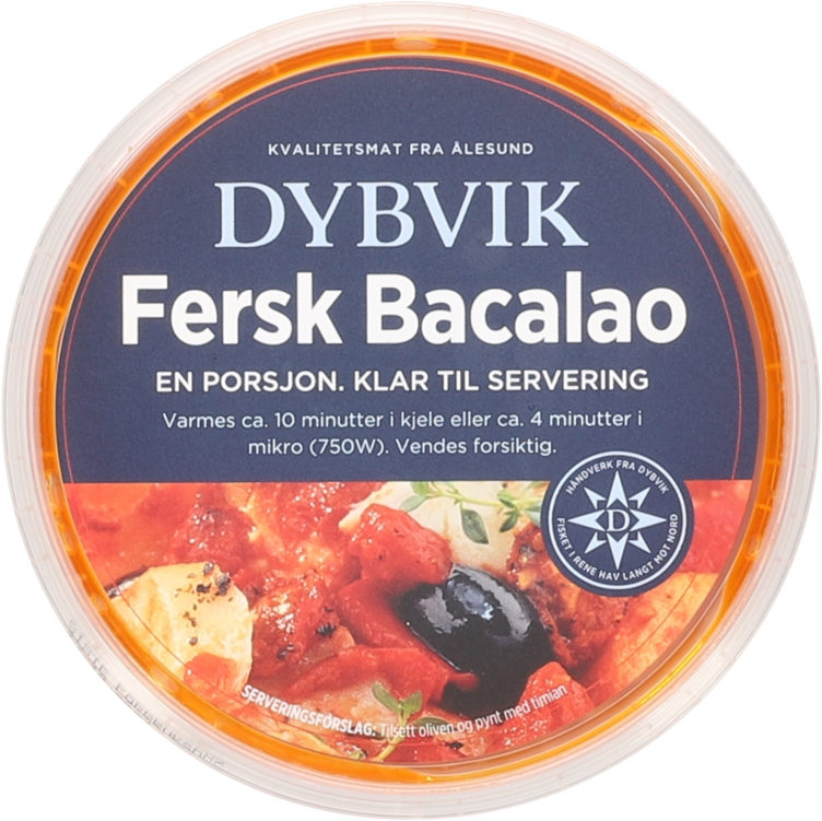 Bacalao Fersk 450g Ferdigmat Dybvik