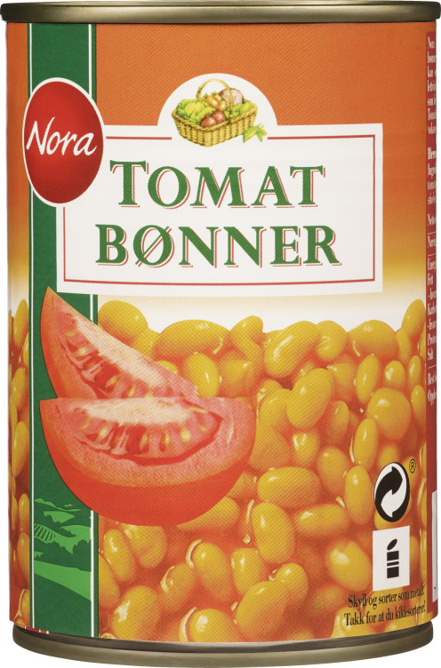 Tomatbønner 420g Nora