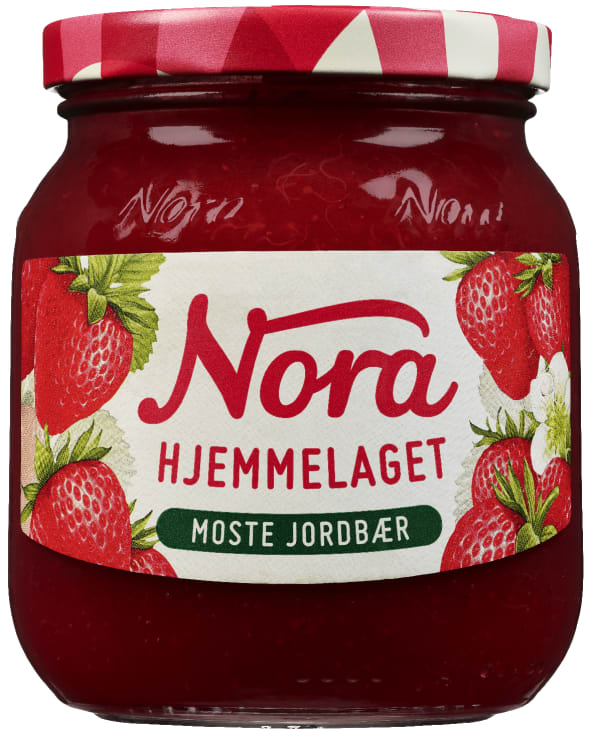 Jordbær Moste Hjemmelaget 390g Nora