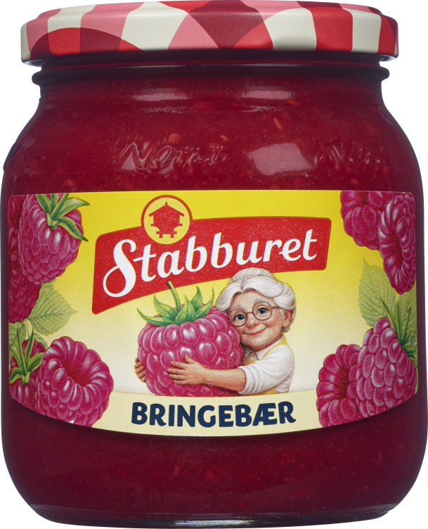 Bringebærsyltetøy 400g Stabburet