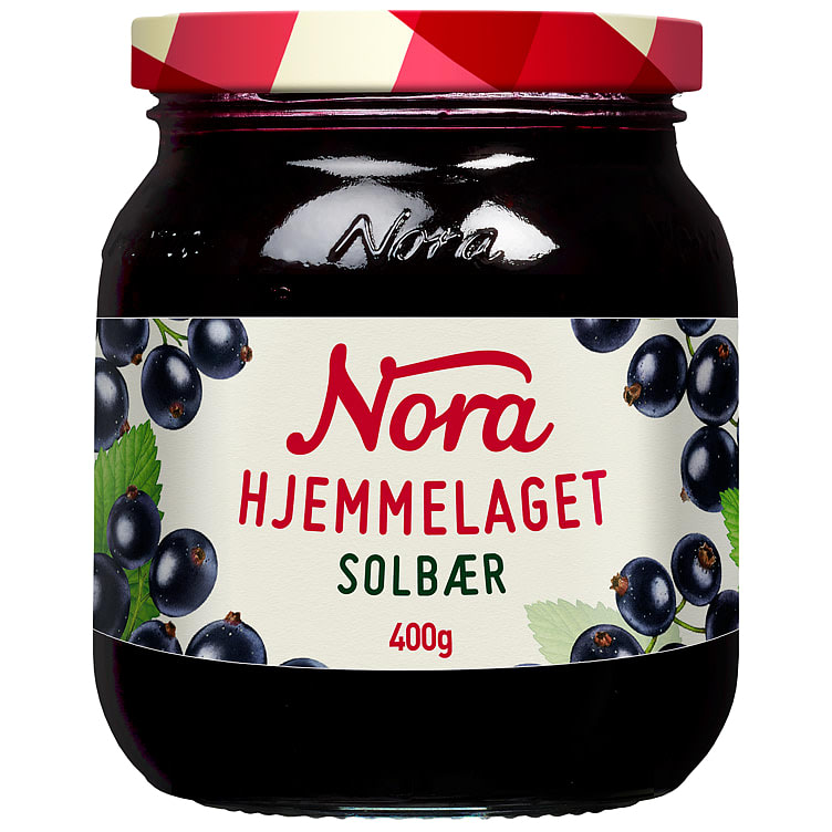 Solbærsyltetøy Hjemmelaget 400g Nora