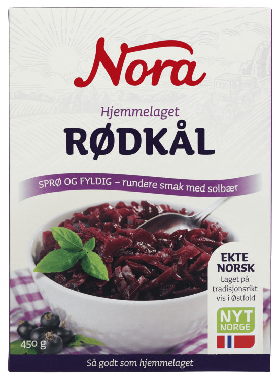Rødkål Hjemmelaget 450g Nora